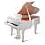 Kawai GX-1 WH/P Рояль кабинетный с банкеткой, длина 166см, белый полированный