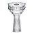 MEINL HE-315 Дарбука алюминиевая 8.25" х 16.25", серебристая с чеканкой