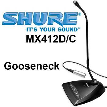 Shure MX412D/C Микрофон конденсаторный на гибком держателе