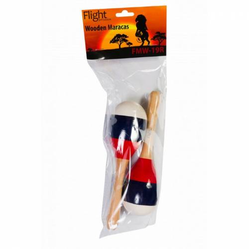 FLIGHT FMW-19R Маракасы деревянные, 19х5,6 см