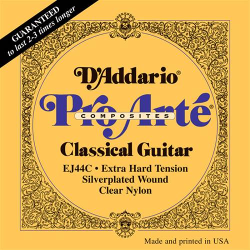 Набор струн для 6-струнной классической гитары D`ADDARIO EJ44C