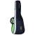 Madarozzo MA-G003-DR/BA чехол для акустической гитары Dreadnought, утеплен, чёрный/зелёная отделка