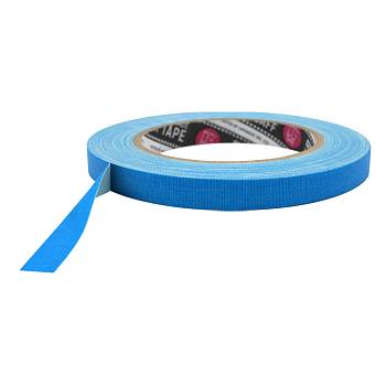 Gaffer DG Tape @trueGAFF (12мм х 25м, голубой) Лента монтажная матовая (светится в ультрафиолете)