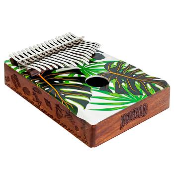 Mahalo MKA17MT Калимба 17 язычков, с рисунком Monstera