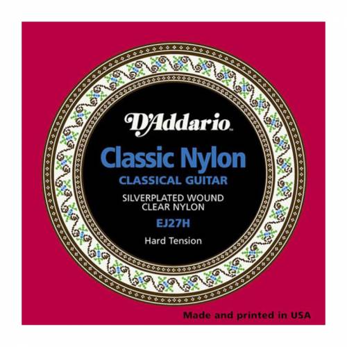 Набор струн для 6-струнной классической гитары D`ADDARIO EJ27H