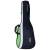 Madarozzo MA-G003-C2/BA чехол для классической гитары 1/2, утепленный, чёрный с зелёной отделкой