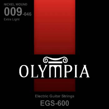 Olympia EGS600 Nickel Wound набор струн для 6-струнной электрогитары, размер 9-46