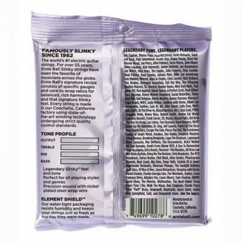 Ernie Ball 2227 Nickel Wound Ultra Slinky набор струн для 6-струнной электрогитары, размер 10-48