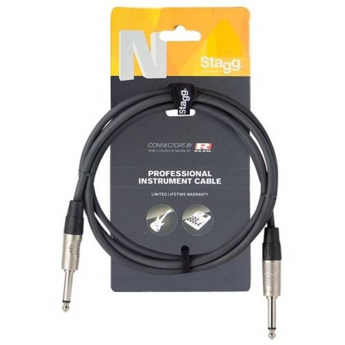 STAGG NGC3R Шнур инструментальный Jack 1/4