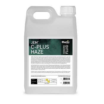 Martin JEM C-Plus 2.5L Haze Fluid Жидкость для генератора тумана, на водной основе, 2.5 литра