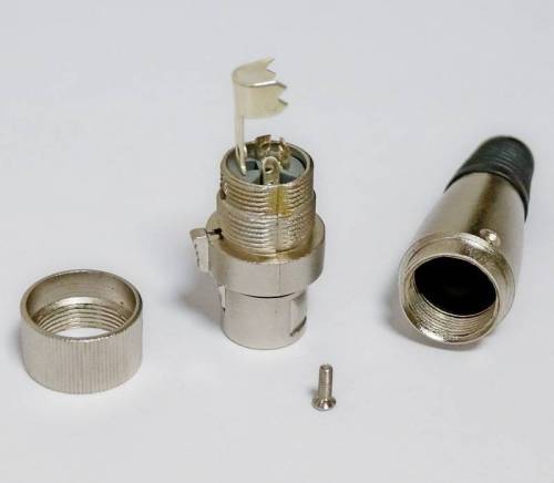 EVERGREEN GCA900/N XLR female 3 pin Разъем прямой кабельный, XLR (female)