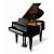Kawai GL-10 M/PEP Рояль кабинетный с банкеткой, длина 153см, черный полированный