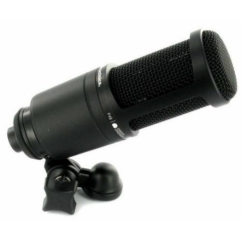 audio-technica AT2020 Микрофон студийный конденсаторый кардиоидный с большой диафрагмой