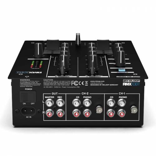 Reloop RMX-10BT  2х-канальный DJ-микшер, встроенный Bluetooth-интерфейс