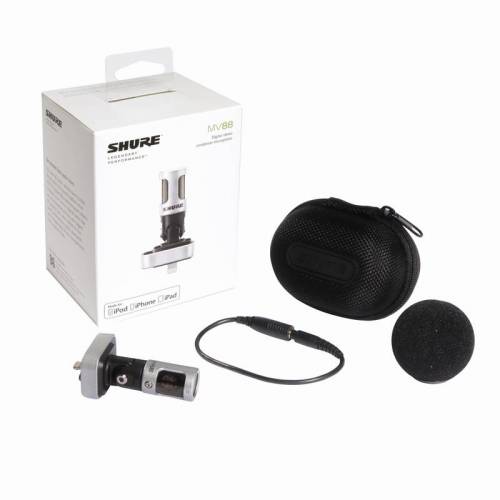SHURE MV88 Микрофон конденсаторный для смартфона/планшета