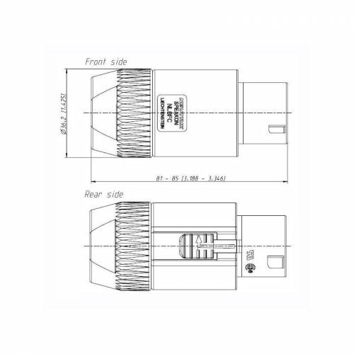 Разъем NEUTRIK NL8FC