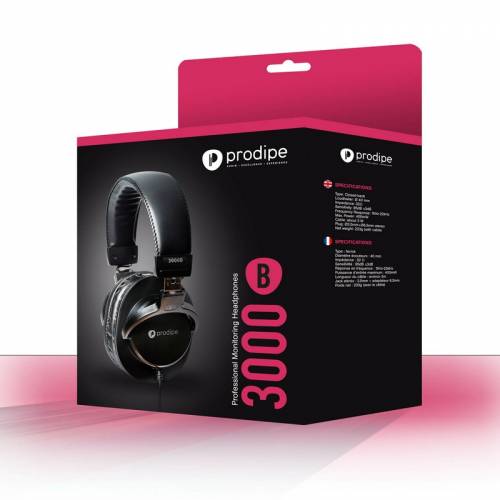 Prodipe 3000B Наушники мониторные, закрытые, черные
