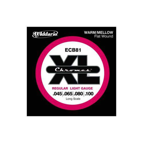 Набор струн для 4-струнной бас-гитары D`ADDARIO ECB81