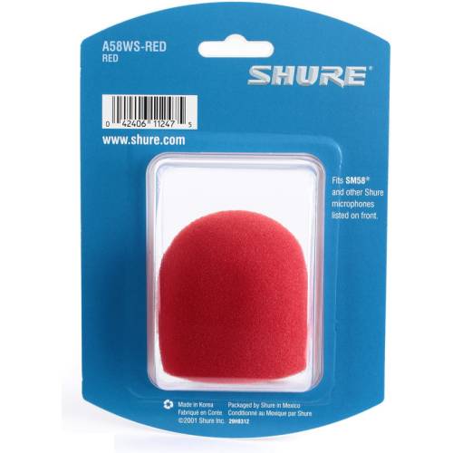 Ветрозащита SHURE A58WS-RED