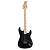 ROCKDALE Stars Plus HSS Maple Black электрогитара, стратокастер, H-S-S, тремоло бридж, цвет черный, 