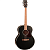 Cort CJ-MEDX-BKS CJ Series Электро-акустическая гитара, черная