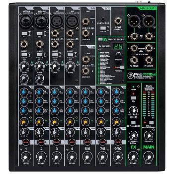 MACKIE ProFX10v3 Микшерный пульт 10-канальный, процессор эффектов, USB