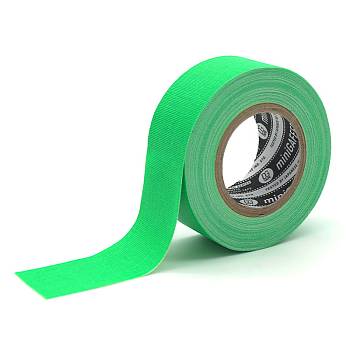 Gaffer DG Tape @trueGAFF (25мм х 9м, зелёный) Лента монтажная матовая (светится в ультрафиолете)