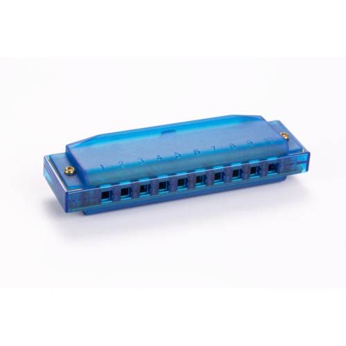 Hohner M1110B Translucent Blue - губная гармоника детская, тональность C