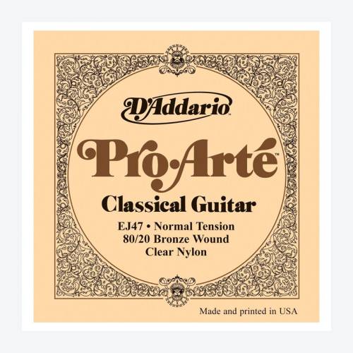 Набор струн для 6-струнной классической гитары D`ADDARIO EJ47