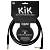 KLOTZ KIKKG4.5PRSW Шнур инструментальный Jack 1/4"(прямой) ⇔ Jack 1/4"(угловой), 4.5 метра, чёрный