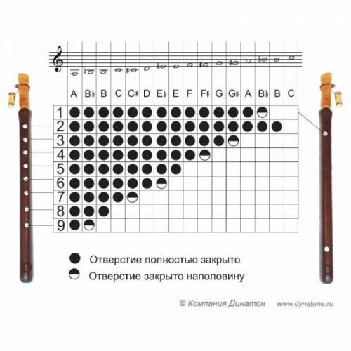 Ararat D500ProA Black Дудук, строй A(Ля), абрикосовое дерево, трость в комплекте