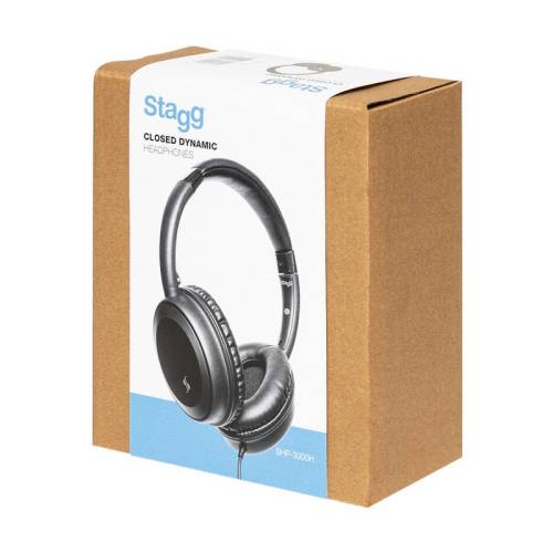 STAGG SHP-3000H Наушники динамические, закрытого типа, цвет черный