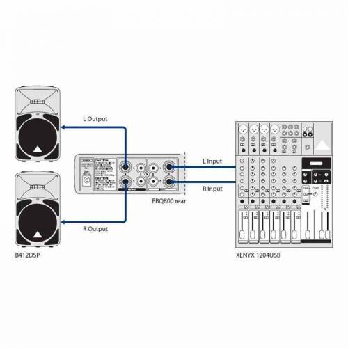 Эквалайзер BEHRINGER FBQ800 MiniFBQ