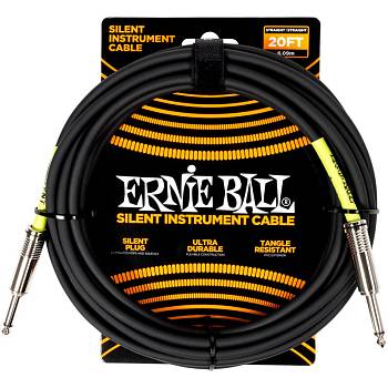 Ernie Ball 6473 Шнур гитарный серии Silent JACK 1/4