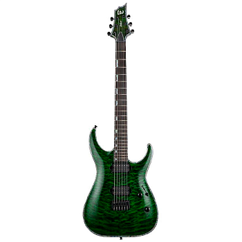 ESP LTD H-1001 QM See Thru Green Электрогитара 6-струнная, цвет зеленый