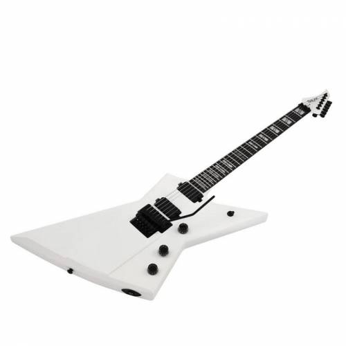 Solar E1.6 Priestess  электрогитара, форма Explorer, HH, Floyd Rose, цвет белый, чехол