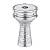 MEINL HE-051 Дарбука алюминиевая, 4.25" x 7.75", серебристая с чеканкой