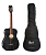 Cort AF590MF OP W_BAG Электроакустическая гитара с чехлом, цвет черный с открытыми порами