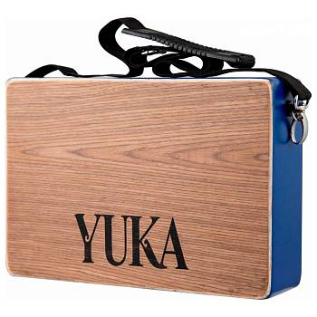 YUKA LT-CAJ1-RWBL Тревел-кахон, фиксированный подструнник, тапа шпон палисандра