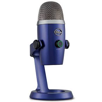 Blue Yeti Nano VIvid Blue - микрофон USB, студийный конденсаторный