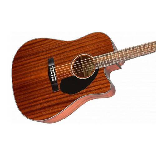 Fender CD-60SCE ALL MAH Гитара электроакустическая, цвет натуральный