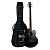 Cort AB850F BK W_BAG Электроакустическая бас-гитара с чехлом, цвет чёрный