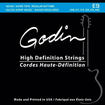 Godin E9 008971 Набор струн для электрогитары, калибр 9-46