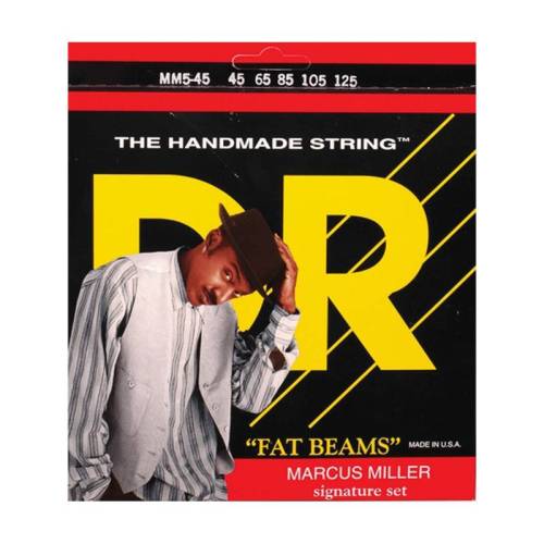 Набор струн для 5-струнной бас-гитары DR. MM5-45 Fat-Beams Marcus Miller