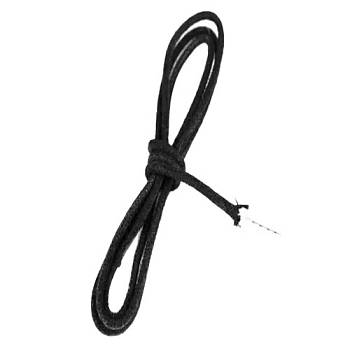 GUYKER Wring Black Винтажный провод для распайки, 1 метр, черный