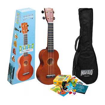 Mahalo MR1TBRK Набор: укулеле, чехол и аксессуары в комплекте