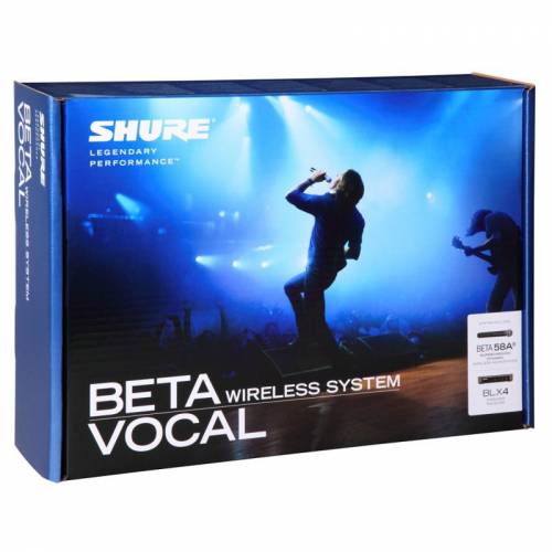 SHURE BLX24E/B58 K3E радиосистема UHF, 1 ручной микрофон