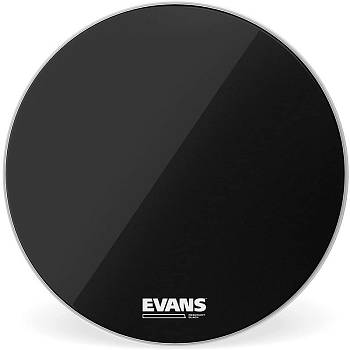 Evans BD22RBG Resonant Black Пластик для бас барабана на 22