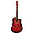 Solista SO-4111 RDS Гитара акустическая, Dreadnought, цвет красный бёрст