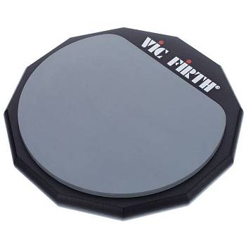 VIC FIRTH PAD-12D Пэд тренировочный, двухсторонный, 12